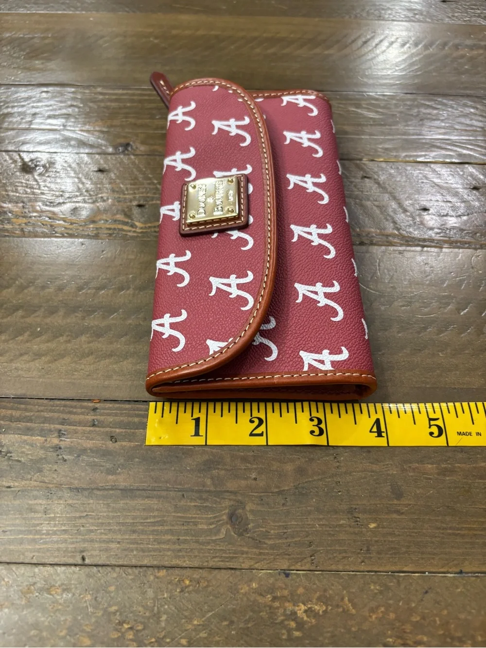 Dooney & Bourke Collegiate University of Alabama Continental Clutch Wallet